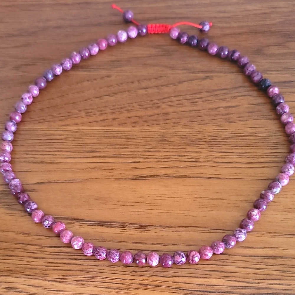 Pink Beaded Necklace